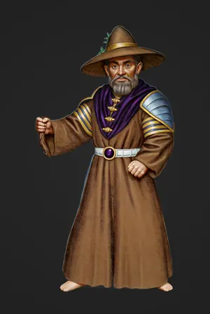 Class portrait of the Druid, rendered from client character art.