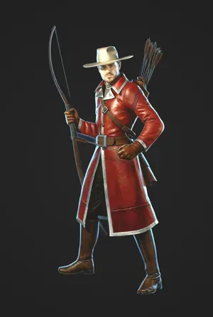The Ranger class portrait, rendered from client character art.