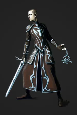 The Spellblade class portrait, rendered from client character art.