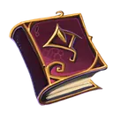 Item icon art for a tome skill book.