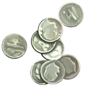 Game icon of a stack of coins