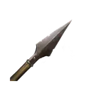 Weapon icon art for an iron spear.