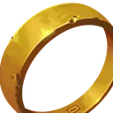 Gear icon art for rings, the finger jewelry slot.