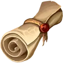 Game icon of a scroll