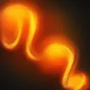 Game icon of a fireball spell