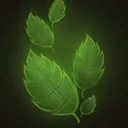 Spell icon art for a nature school spell.
