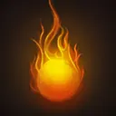 Spell icon art for the pyroblast entry.