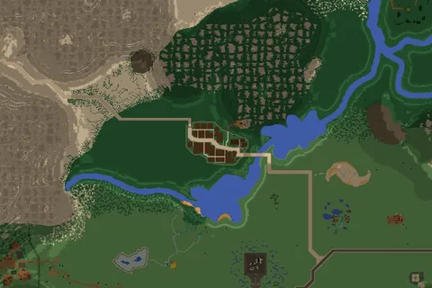 Map render of the Coinfield district in the western reaches