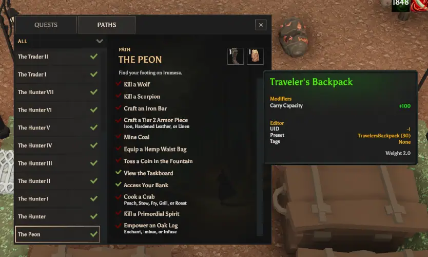 Image 4 of 13 from the post 3.3.0 - BIG Patch! Bank Rework, QoL, Quests, & More!